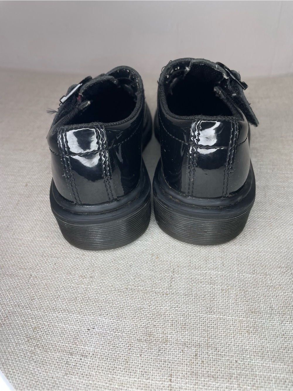 Dr. Martens Little Girl Black Patent Leather Mary Jane’s - Picture 8 of 9
